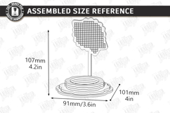 Needle Pincushion Sewing Stand Laser Cut | Cross Stitch Product Image 2