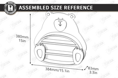 Modern Wall Shelf Laser Cut | Home Décor | Functional Art Product Image 2