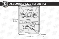 Whiskey Stones Storage Box Laser Cut | Whiskey Accessories Product Image 2