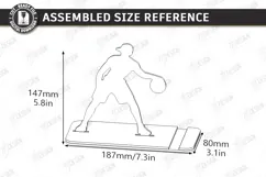 Sport Phone Stand Laser Cut | Gym and Dance | Phone Holder Product Image 2