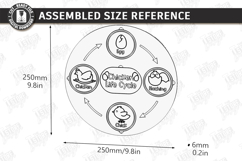 Life Cycle Puzzle Laser Cut Bundle | Montessori | Kids Laser Product Image 21