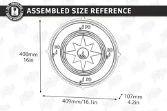 Wooden Ring Toss Game Laser Cut | Kids Laser | Compass Laser Product Image 2