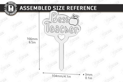 Teacher Plant Stake Laser Cut | Garden Sign | School Signs Product Image 2