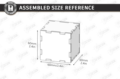 Activity Dice Laser Cut | Movie Night Decision Maker Cubes Product Image 2