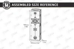 Christmas Advent Candle Holder Laser Cut Kit | Holiday Laser Product Image 5