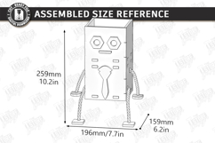 Wooden Planter Dolls Laser Cut | Robot Planter | Cute Plant Product Image 2