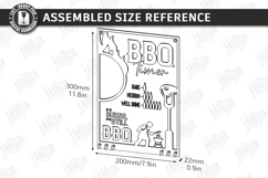 Funny BBQ Timer Laser Cut Bundle | Grilling Rules Wall Signs Product Image 12