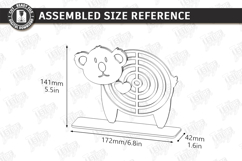 Yarn Wrapped Animals Laser Cut | Yarn Craft | Sensory Toys Product Image 2