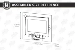 Baby Scan Frame Laser Cut | Photo Holder | New Born SVG |CNC Product Image 2