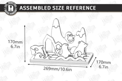 Modular Wooden Block Laser Cut | Toys and Games | CNC Product Image 2