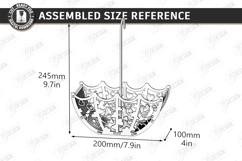 Umbrella Flower Box Laser Cut | Bridal Shower Gift Box Kit Product Image 4