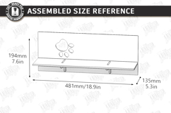 Cat Wall Shelf Laser Cut | Modern Cat Furniture | Pets SVG Product Image 4