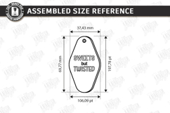 Sarcastic Motel Keychain Laser Cut | Sassy Key Tag SVG | CNC Product Image 2