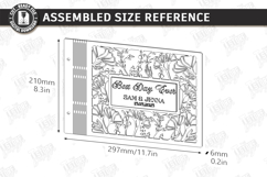 Wedding Guest Book Laser Cut | Personalized Photo Album SVG Product Image 2