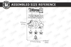 Baby Birth Announcement Sign Laser Cut | New Born Name Plate Product Image 2