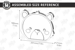 Animal Money Box Laser Cut|Cute Animals|Piggy Bank|Coin Box Product Image 2