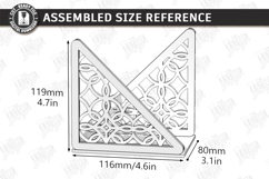 Kitchen Decor Laser Cut Mini Kit | 5 Ornate Wood Designs Product Image 6