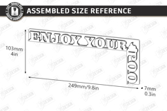 Bathroom Door Corner Laser Cut |Office Wall Sign| Funny SVG Product Image 2