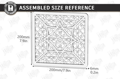 Kitchen Decor Laser Cut Mini Kit | 5 Ornate Wood Designs Product Image 7