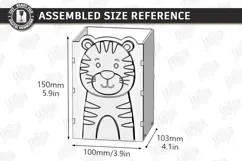 Sea Animals Pencil Holders Laser Cut Kit | Desk Organizer Product Image 6
