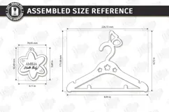Baby Clothes Hanger Laser Cut | Nursery Clothes Hanger | CNC Product Image 2