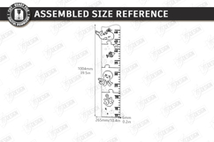 Kids Growth Chart Ruler Laser Cut | Height Tracker | Nursery Product Image 2