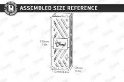 Wine Bottle Gift Boxes Laser Cut Bundle | Wine Boxes SVG Product Image 16