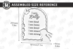 Personalized Daily Affirmations for Kids Laser Cut Bundle Product Image 27