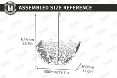 Umbrella Flower Box Laser Cut | Bridal Shower Gift Box Kit Product Image 7