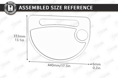 Car Steering Wheel Tray Laser Cut | Auto Laptop Desk | CNC Product Image 2