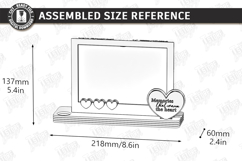 Candle Holders with Vase and Photo Frames Laser Cut Bundle Product Image 22
