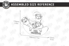 Balance Game Laser Cut|Balancing Stacking Toy|Board Game SVG Product Image 3