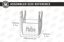 Personalised Easter Egg Bunny Basket Laser Cut | Treat Boxes Product Image 2