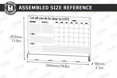 Acrylic Wall Planner Laser Cut Bundle| Family Calendar | CNC Product Image 17