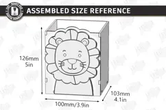 Sea Animals Pencil Holders Laser Cut Kit | Desk Organizer Product Image 2