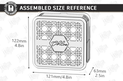 Jewelry Box with Mirror Laser Cut | Floral Jewelry Organizer Product Image 2