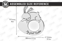 My First Easter Photo Frame Laser Cut | Baby Photo Frame SVG Product Image 2