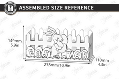 Easter Decor Laser Cut | Spring Floral Box | Easter Basket Product Image 2