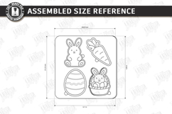 Easter Kids Puzzle Laser Cut | Easter Bunny SVG | Kids Laser Product Image 2
