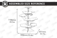 Party Tiered Trays Laser Cut Bundle | Cupcake Holders | CNC Product Image 7