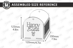 Personalized Easter Baskets Laser Cut Bundle | Easter Bunny Product Image 17