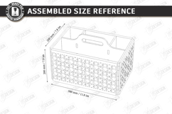 Cleaning Caddy Organizer Laser Cut | Wooden Storage Box SVG Product Image 4