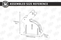 Animal Tape Dispenser Laser Cut | Desk Tape Holder | Bunny Product Image 2
