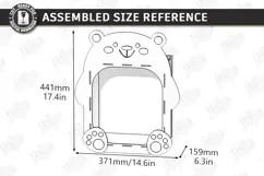 Kids Room Wall Shelf Laser Cut | Nursery Bookshelf Laser Cut Product Image 2