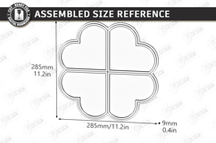 Wooden Snack Serving Tray Laser Cut | Modern Kitchenware SVG Product Image 2