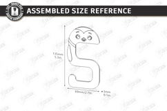 Animal Bag Hook Holder Laser Cut | Desk Purse Hanger SVG Product Image 2