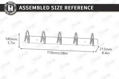 Cap Rack Laser Cut | Wooden Cap Storage | Hat Holder Laser Product Image 2