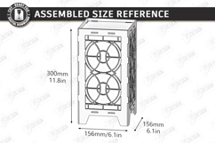 Stained Glass Floor Lamp Laser Cut | 3D Night Light | CNC Product Image 2
