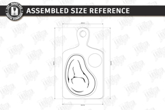 Steak Board Laser Cut | Serving Tray | BBQ Platter | Kitchen Product Image 2