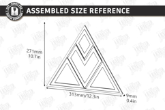 Wooden Snack Serving Tray Laser Cut | Modular Serving Board Product Image 2